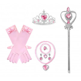 Velká sada doplňků pro princeznu s korunkou 9v1