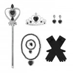 Wednesday Velká sada doplňků s rukavicemi a šperky 9v1