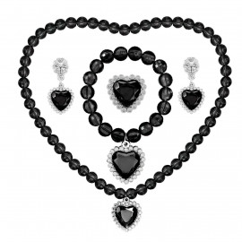 Wednesday Velká sada doplňků s rukavicemi a šperky 9v1