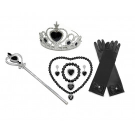 Wednesday Velká sada doplňků s rukavicemi a šperky 9v1