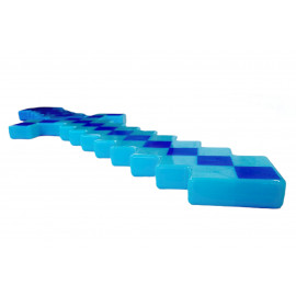 Svítící diamantový meč se zvuky Minecraft 45cm Svítící diamantový meč se zvuky Minecraft 45cm
