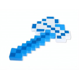 Svítící diamantová sekera se zvuky Minecraft 35cm