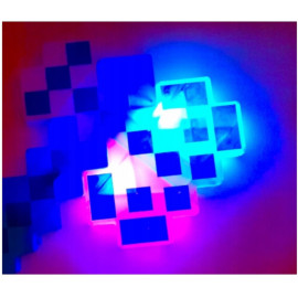 Svítící diamantová sekera se zvuky Minecraft 35cm
