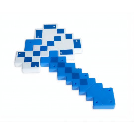Svítící diamantová sekera se zvuky Minecraft 35cm