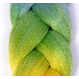 Pletený copánek Jumbo Rainbow 60cm