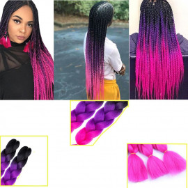 Pletený copánek Jumbo Unicorn 60cm