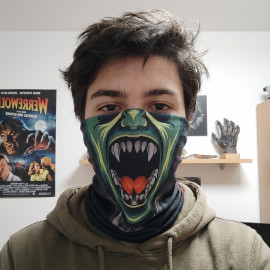 Nákrčník SCARY Cravat Green Werewolf