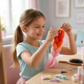 Pletený copánek Jumbo Princess 60cm