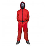 Kostým Squid game - Hra na oliheň Strážce s maskou XL