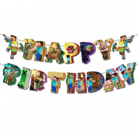 Velká narozeninová sada Minecraft 72ks