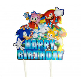 Velká narozeninová sada Ježek Sonic a přátelé 42ks