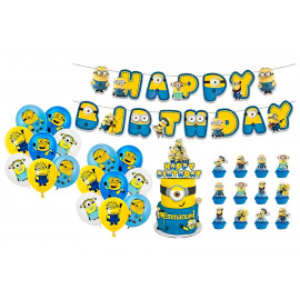 Velká narozeninová sada Mimoni 54ks