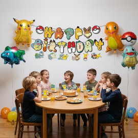Maxi narozeninová sada Pokémon 65ks
