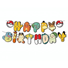 Maxi narozeninová sada Pokémon 65ks