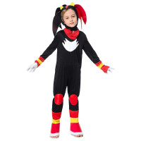 Dětský kostým Sonic Shadow s maskou a rukavicemi 128-134 L