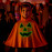 Dětský karnevalový převlek Orange Halloween Scary Pumpkin