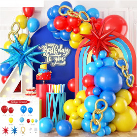 Velká sada balónků na girlandu Chain Star 70ks