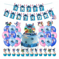 Velká narozeninová sada Lilo a Stitch 46ks