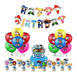 Velká narozeninová sada Tlapková patrola 47ks