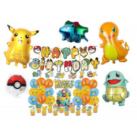 Maxi narozeninová sada Pokémon 65ks