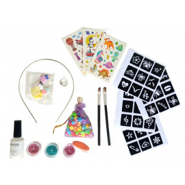 Sada tetování Glitter se šperky a nálepkami 18ks