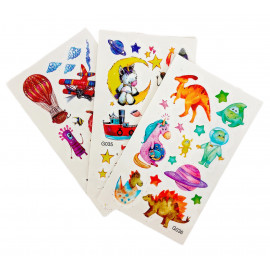 Sada tetování Glitter se šperky a nálepkami 18ks