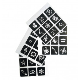 Sada tetování Glitter se šperky a nálepkami 18ks