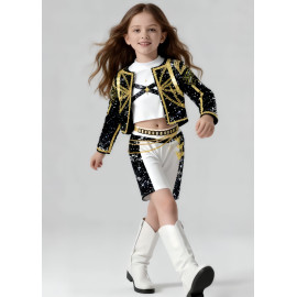 Dětský kostým Demon Hunters K-pop Rumi Glamour 116-122 M