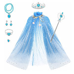Souprava Pelerína Elsa Frozen se šperky 8ks