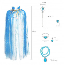 Souprava Pelerína Elsa Frozen se šperky 8ks