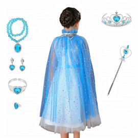 Souprava Pelerína Elsa Frozen se šperky 8ks