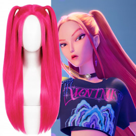 Dětská paruka Demon Hunters K-pop Mira růžová