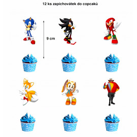 Maxi narozeninová sada Ježek Sonic a přátelé 50ks