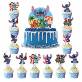 Maxi narozeninová sada Lilo a Stitch Aloha 62ks