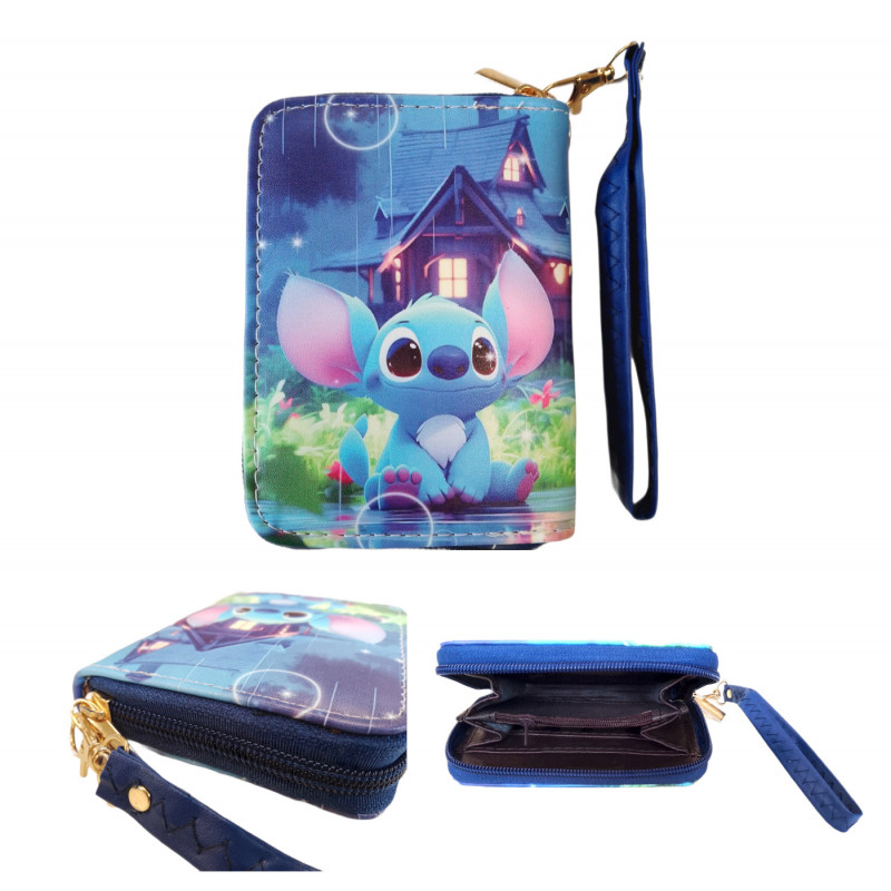 Dětská peněženka Lilo a Stitch s poutkem a karabinou