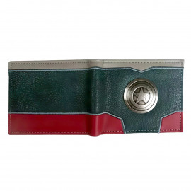 Peněženka Avengers Kapitán Amerika s kovovým znakem