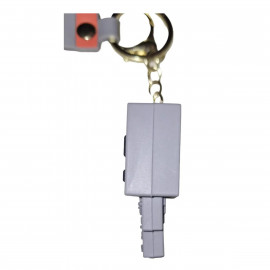 Dětská klíčenka Minecraft Skeleton s poutkem a karabinou