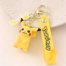 Dětská klíčenka Pokémon Pikachu s poutkem a karabinou