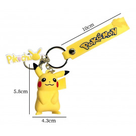 Dětská klíčenka Pokémon Pikachu s poutkem a karabinou