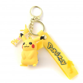 Dětská klíčenka Pokémon Pikachu s poutkem a karabinou