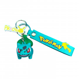 Dětská klíčenka Pokémon Bulbasaur s poutkem a karabinou