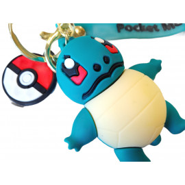 Dětská klíčenka Pokémon Squirtle s poutkem a karabinou