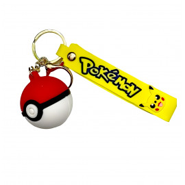 Dětská klíčenka Pokémon Pokébal s poutkem a karabinou