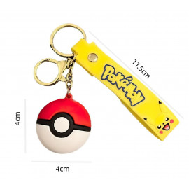 Dětská klíčenka Pokémon Pokébal s poutkem a karabinou