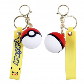 Dětská klíčenka Pokémon Pokébal s poutkem a karabinou