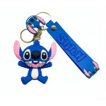 Dětská klíčenka Lilo a Stitch modrý s poutkem a karabinou