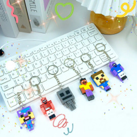 Dětská klíčenka MysteryBox Minecraft 1ks 