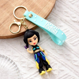 Dětské klíčenky Demon Hunters K-Pop s poutkem a karabinou 4ks