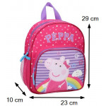 Dětský batoh Prasátko Peppa a duha