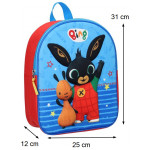 Dětský batoh Králiček Bing a Flop s 3D efektem